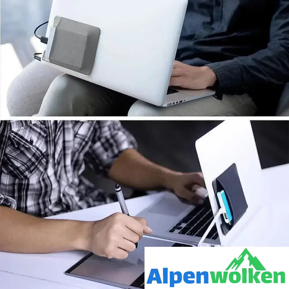 Alpenwolken - Laptop Rückseite Aufbewahrungstasche