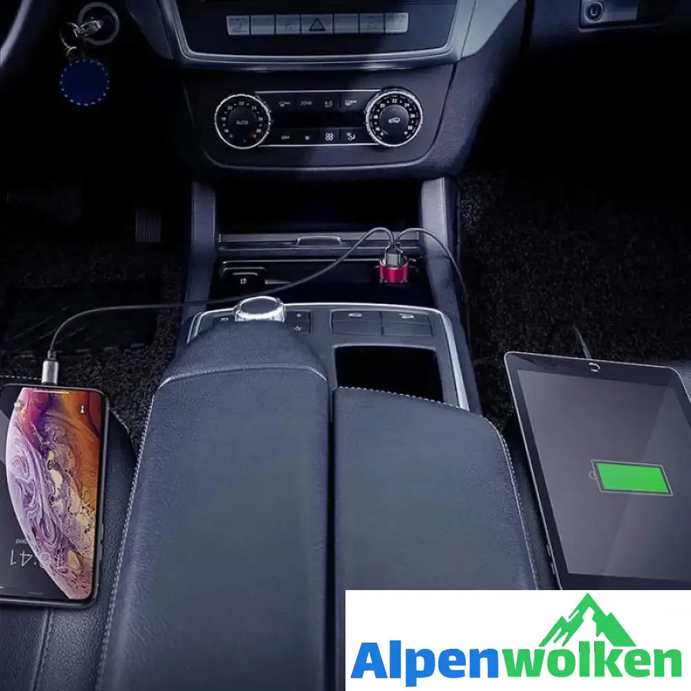 Alpenwolken - LED Digitalanzeige Autoladegerät