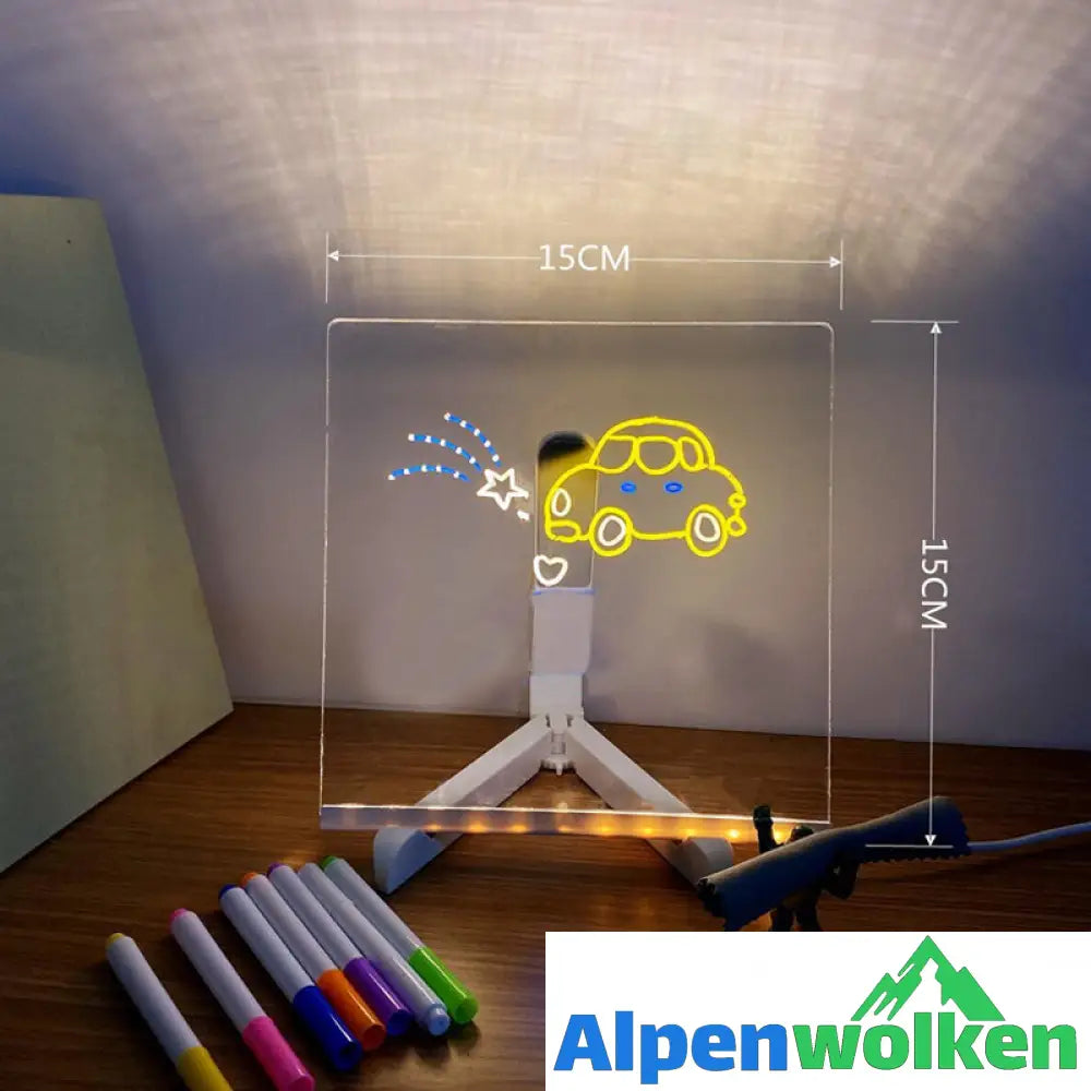 Alpenwolken - ✨LED-Farbnotiztafel aus Acryl🎨