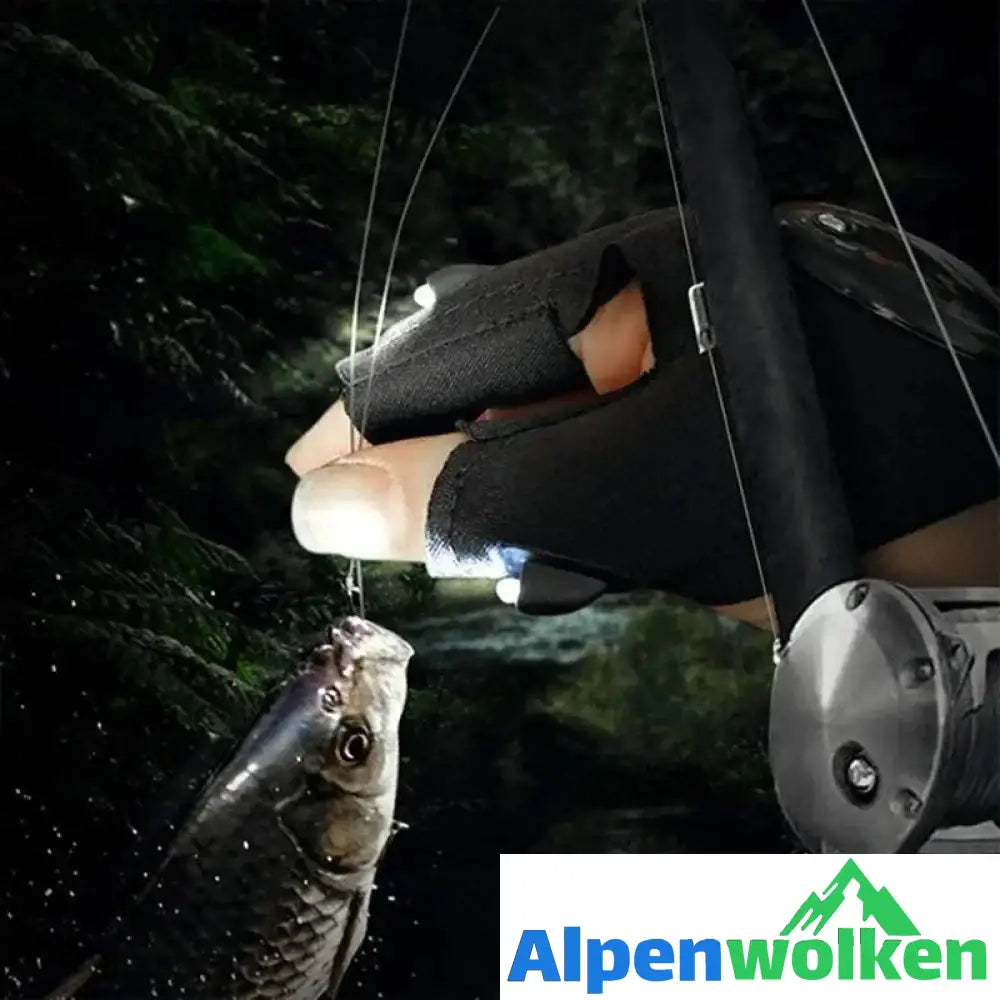 Alpenwolken - LED-Handschuhe mit wasserdichter Beleuchtung