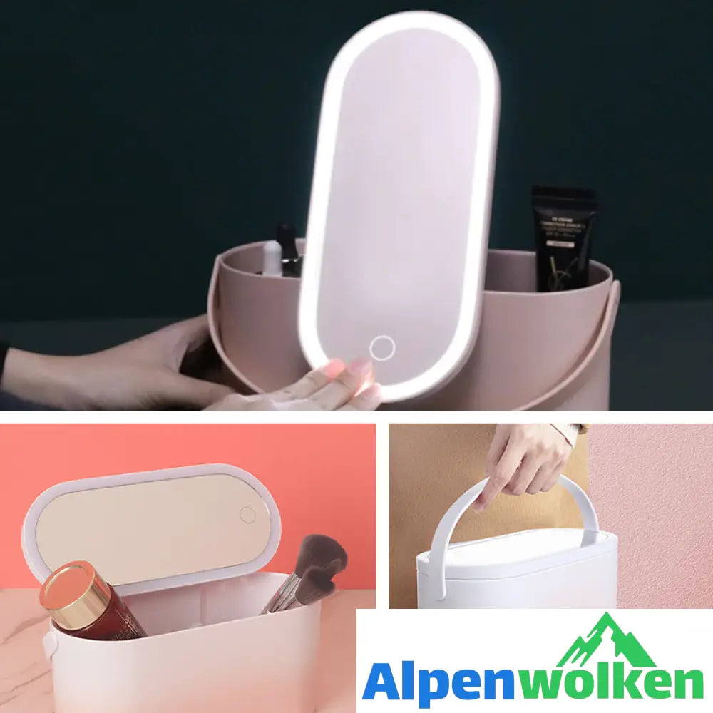 Alpenwolken - LED intelligente tragbare Make-up-Aufbewahrungsbox