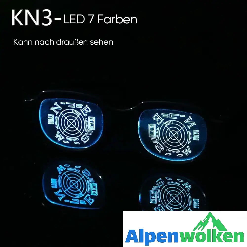 Alpenwolken - 👓LED leuchtende Brillen👓