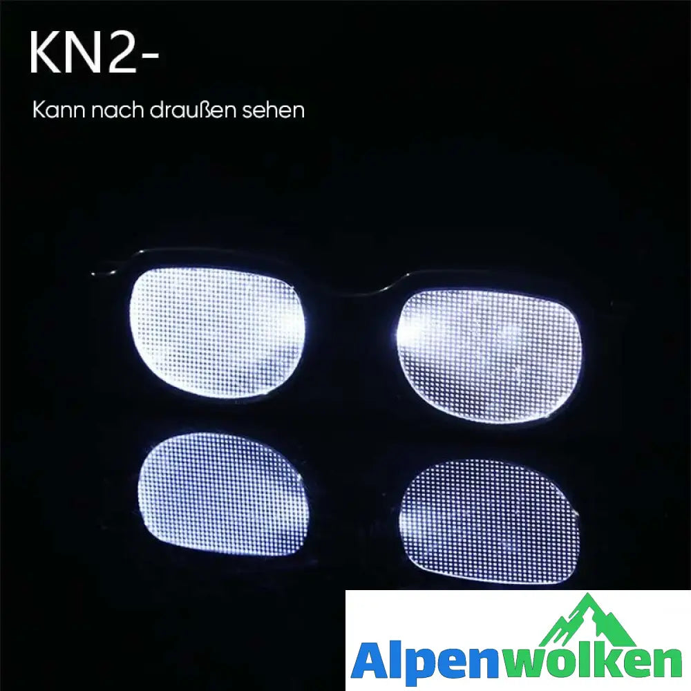 Alpenwolken - 👓LED leuchtende Brillen👓