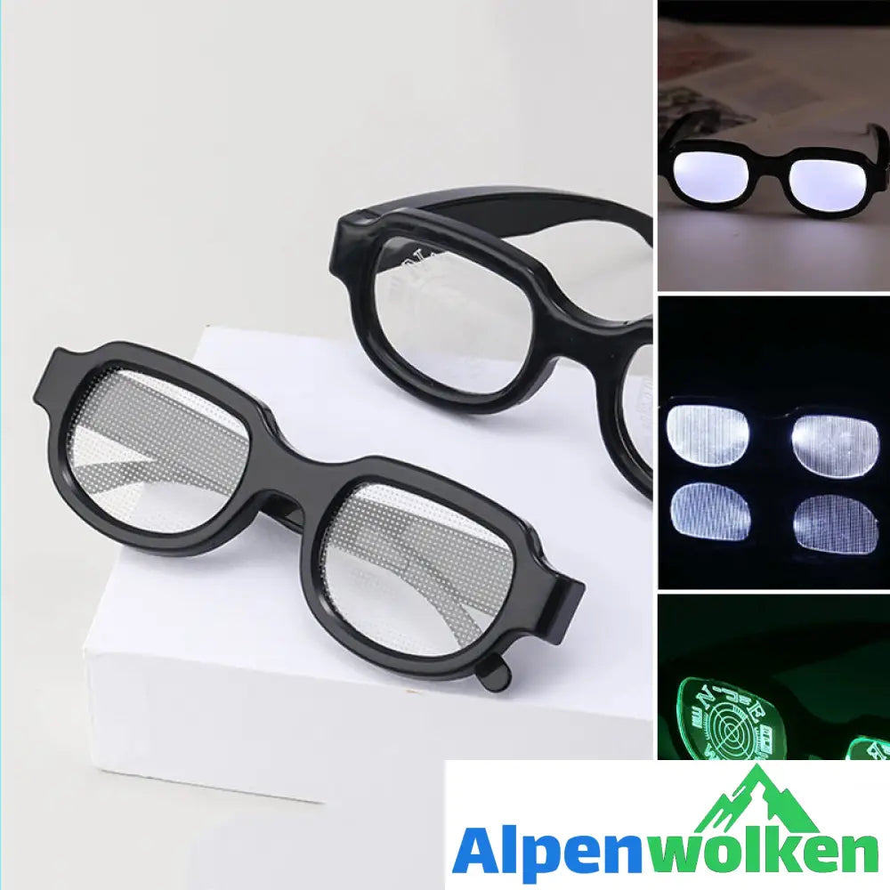 Alpenwolken - 👓LED leuchtende Brillen👓