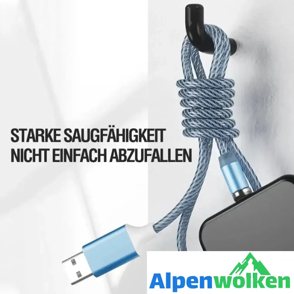 Alpenwolken - LED Magnetic 3 in 1 USB Ladekabel