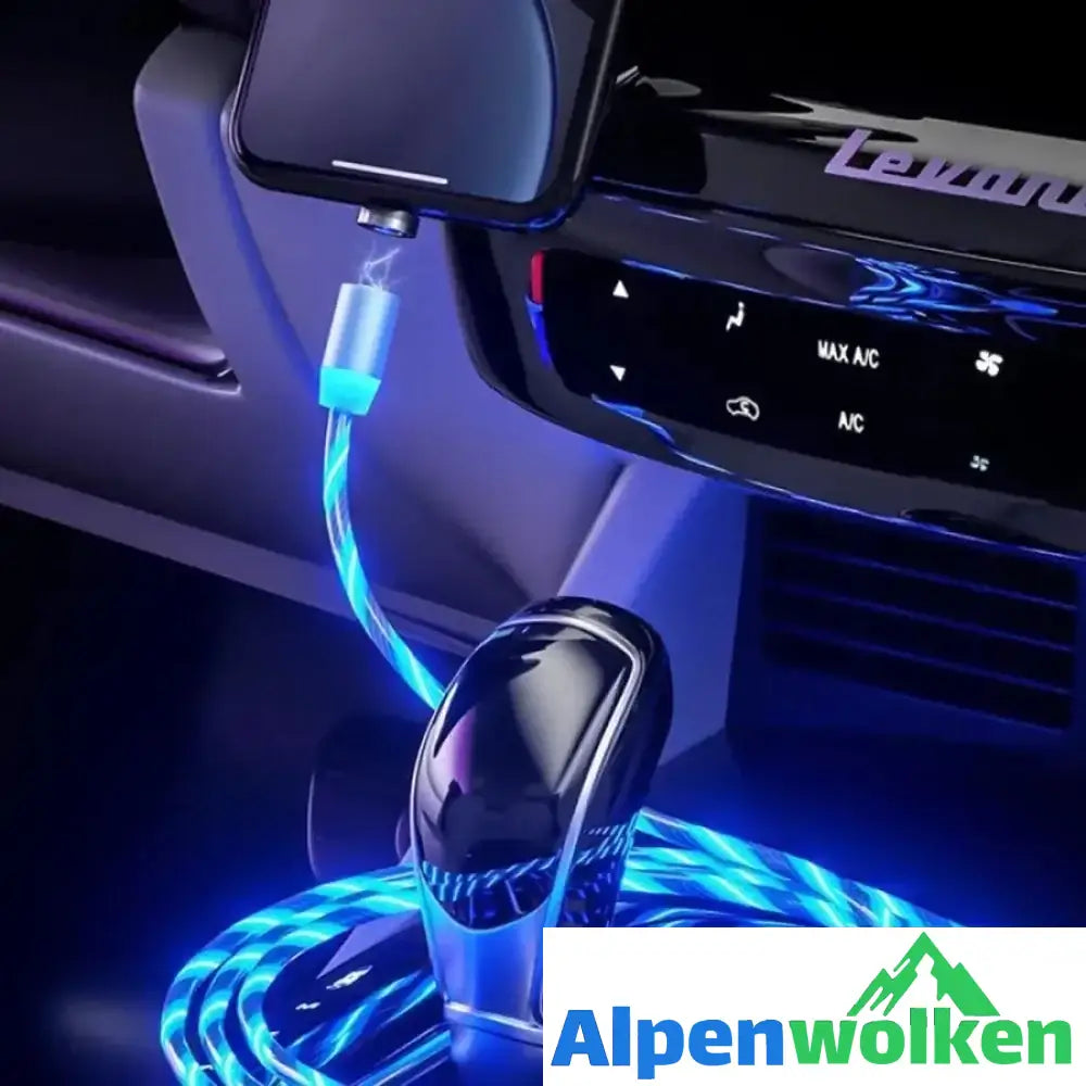 Alpenwolken - LED Magnetic 3 in 1 USB Ladekabel