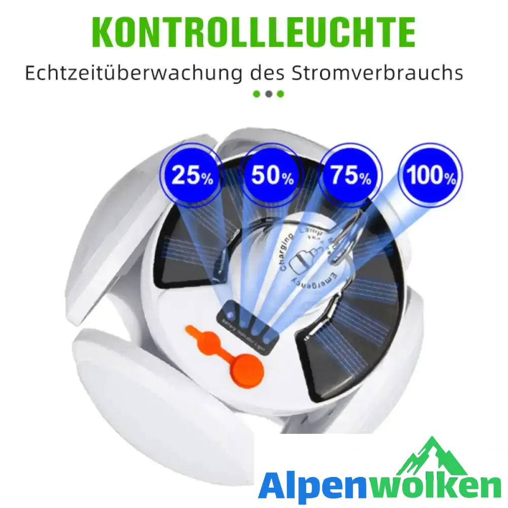 Alpenwolken - LED Solar Faltbares Fußballlicht