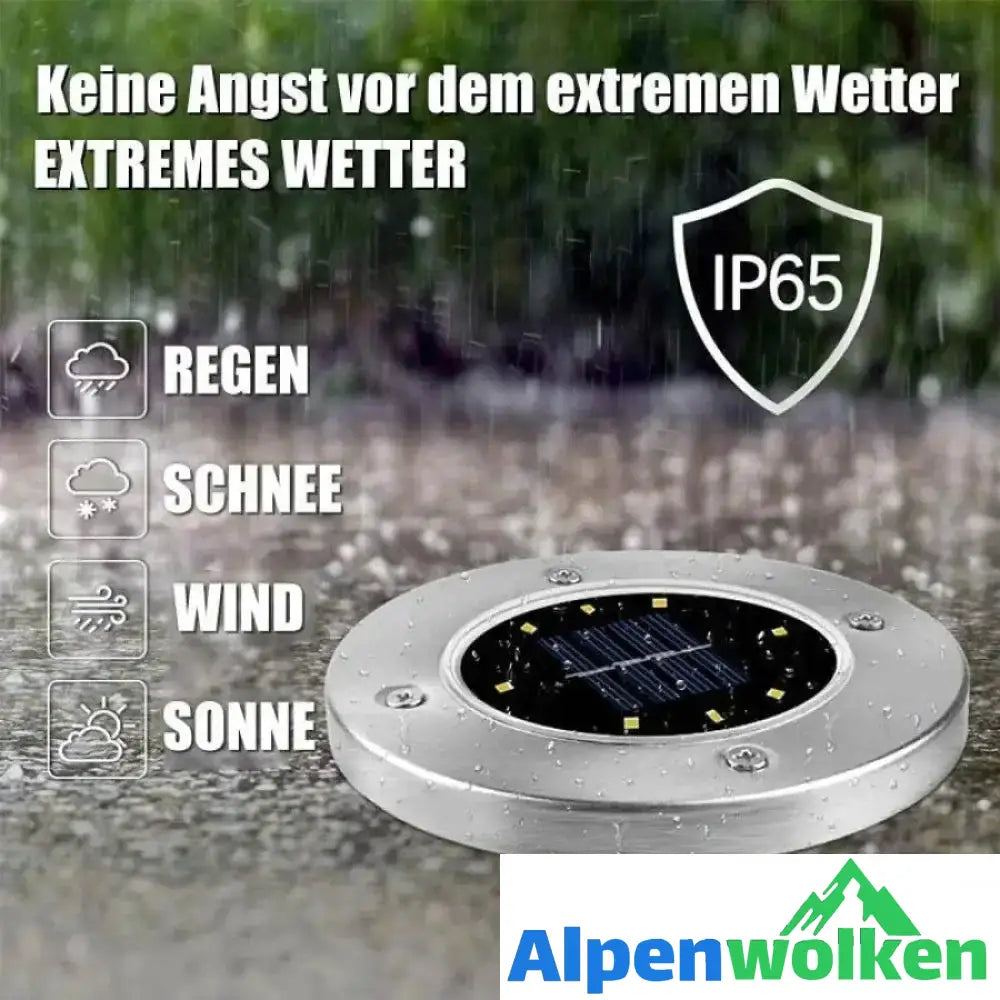 Alpenwolken - LED Solar Stehlampe