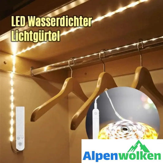 Alpenwolken - LED Wasserdichter Lichtgürtel 3m DC-Batteriekasten