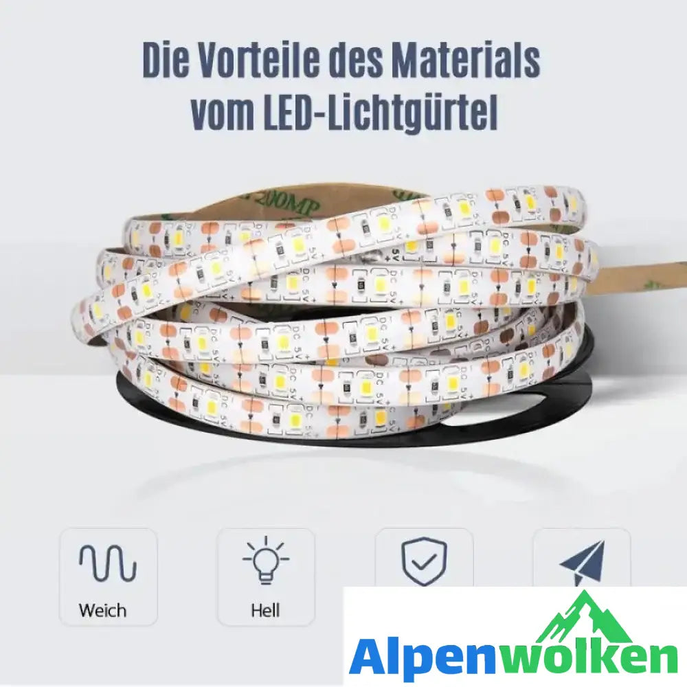 Alpenwolken - LED Wasserdichter Lichtgürtel