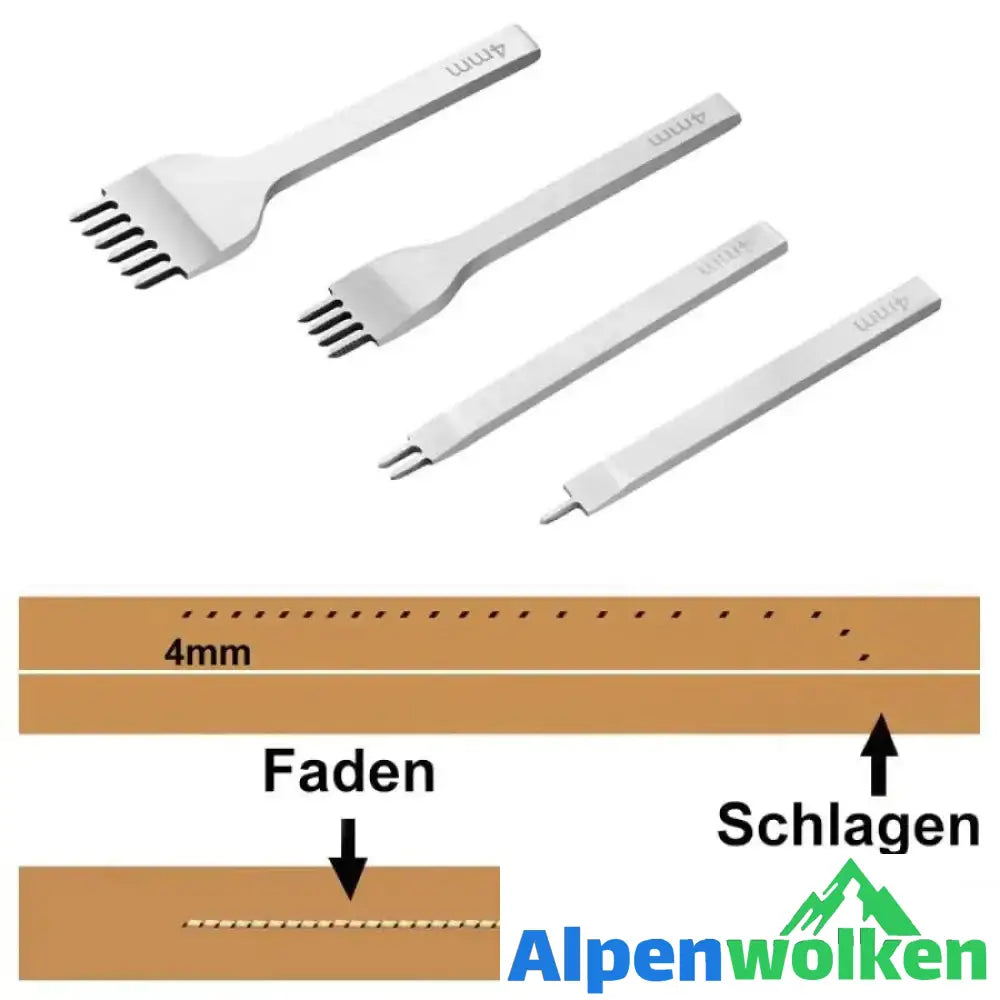 Alpenwolken - Leder Stanzwerkzeug