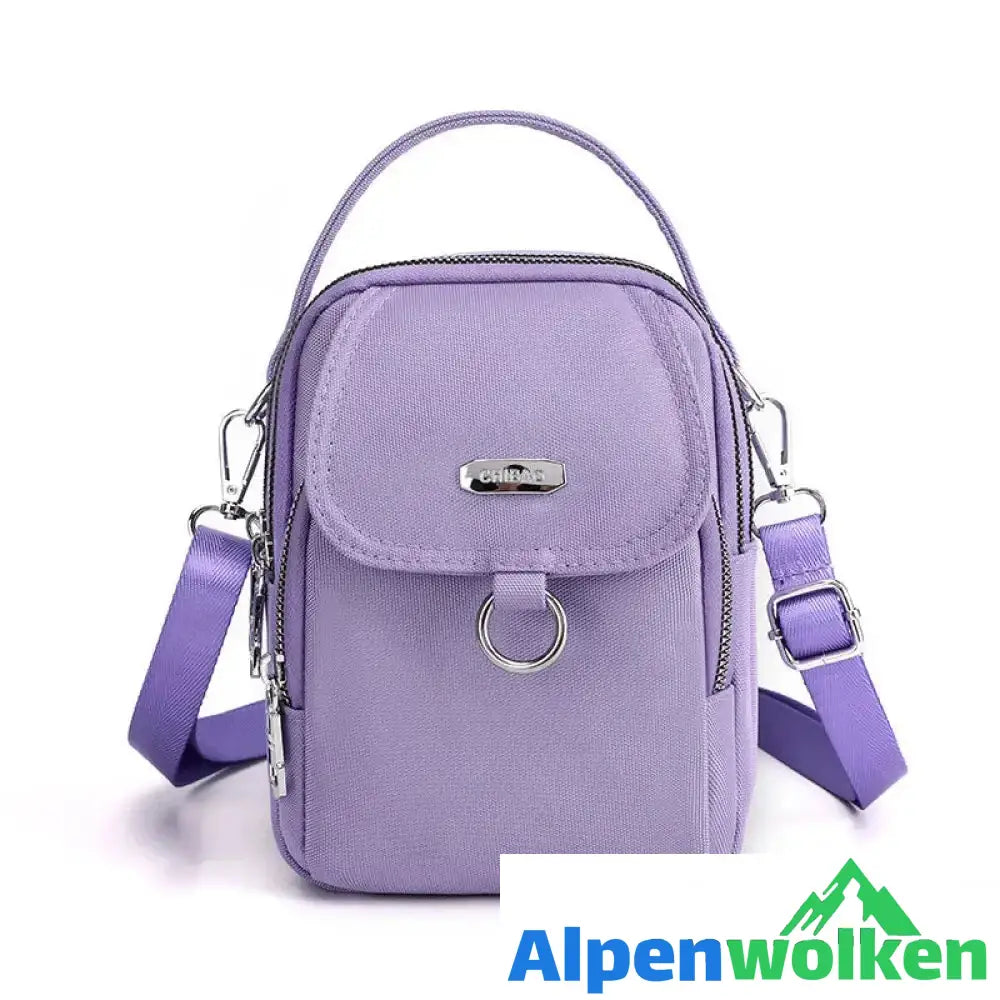 Alpenwolken - 💗Leichte wasserdichte Umhängetasche mit mehreren Taschen💗 lila