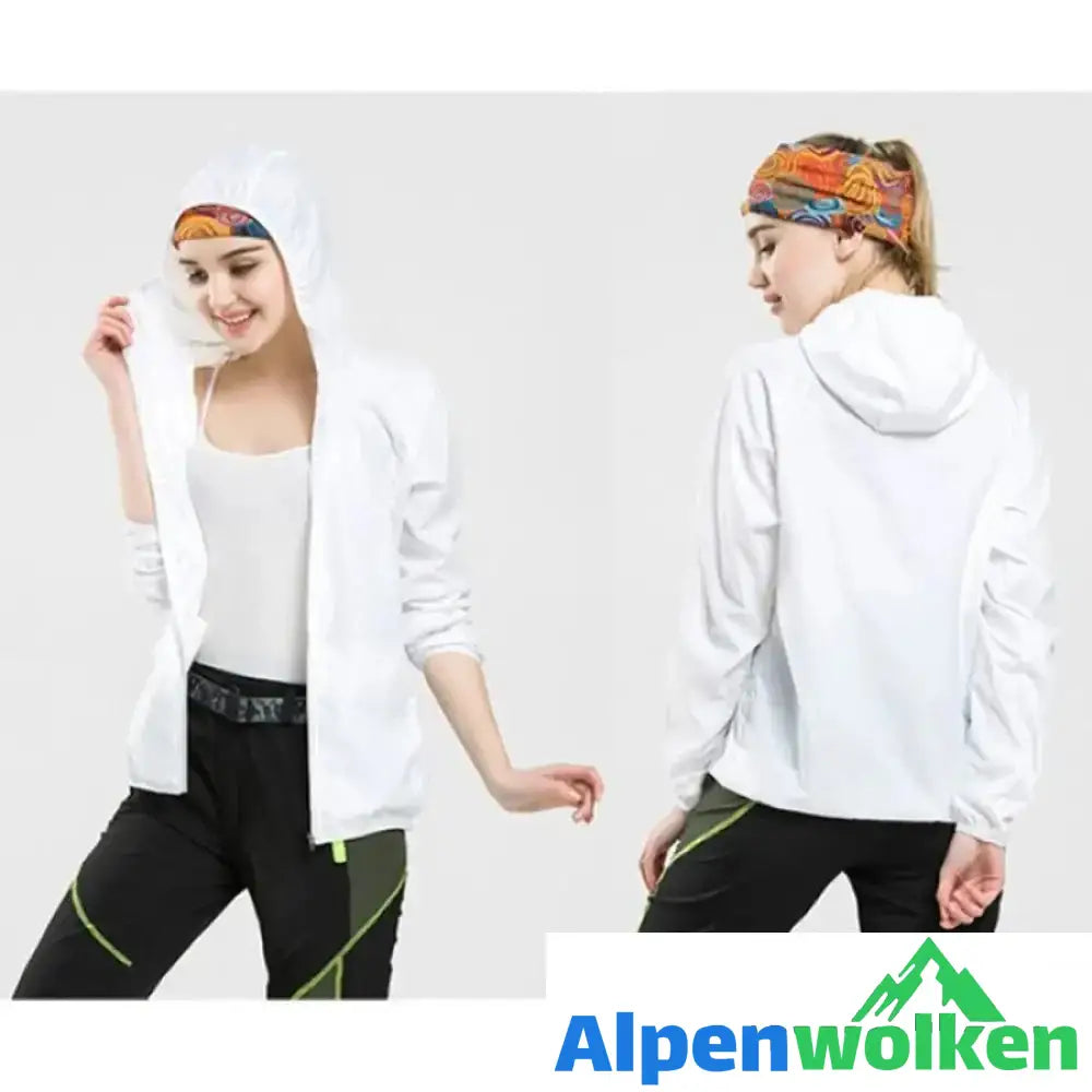 Alpenwolken - Leichte wasserdichte Windjacke UV-Schutz Wear