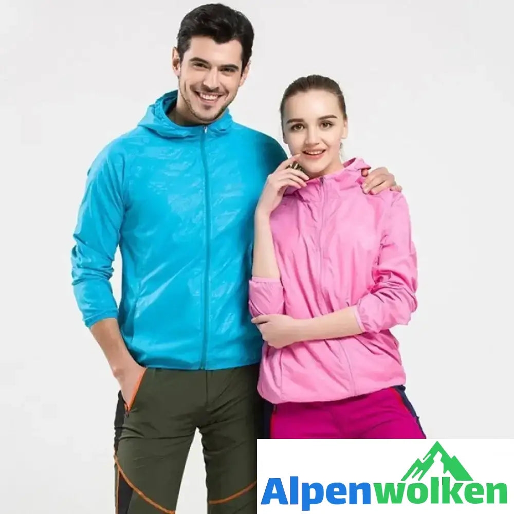 Alpenwolken - Leichte wasserdichte Windjacke UV-Schutz Wear