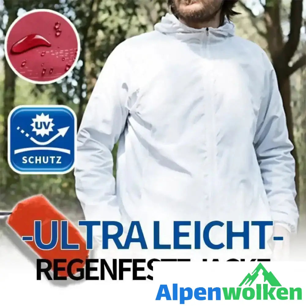 Alpenwolken - Leichte wasserdichte Windjacke UV-Schutz Wear