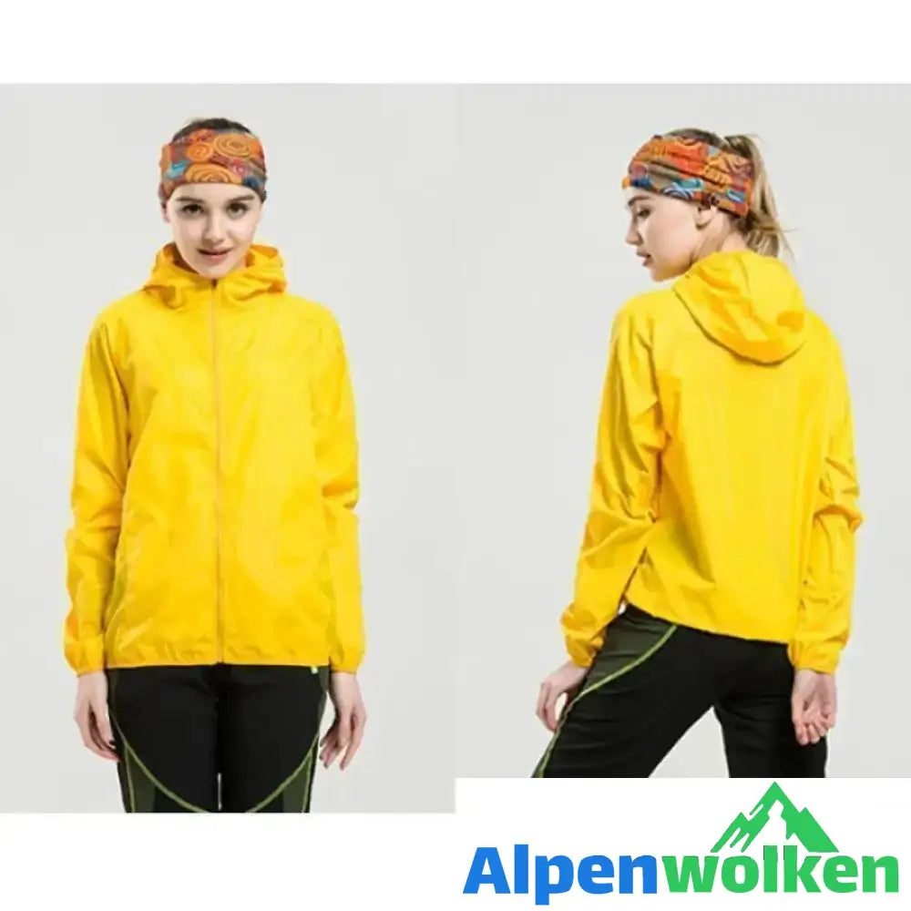 Alpenwolken - Leichte wasserdichte Windjacke UV-Schutz Wear