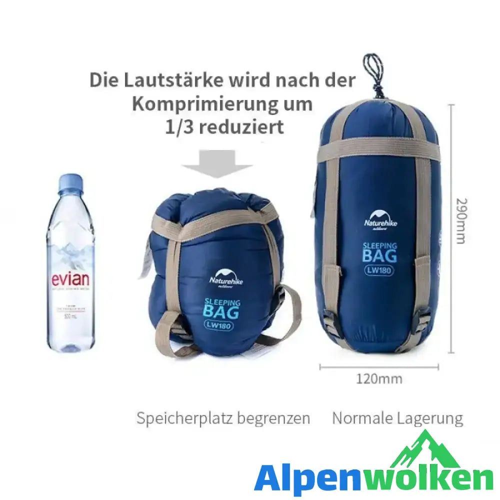 Alpenwolken - Leichter und tragbarer Schlafsack