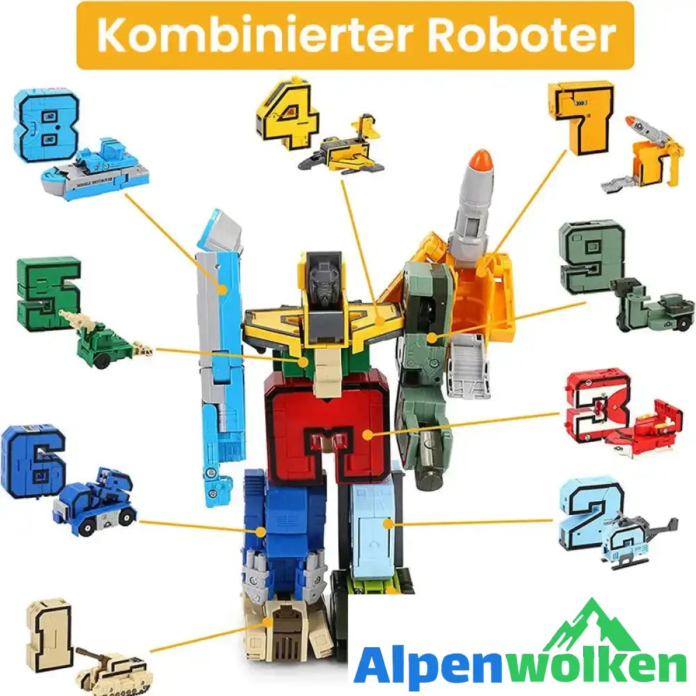 Alpenwolken - Lernspielzeug für Kinder Zahlenkombination