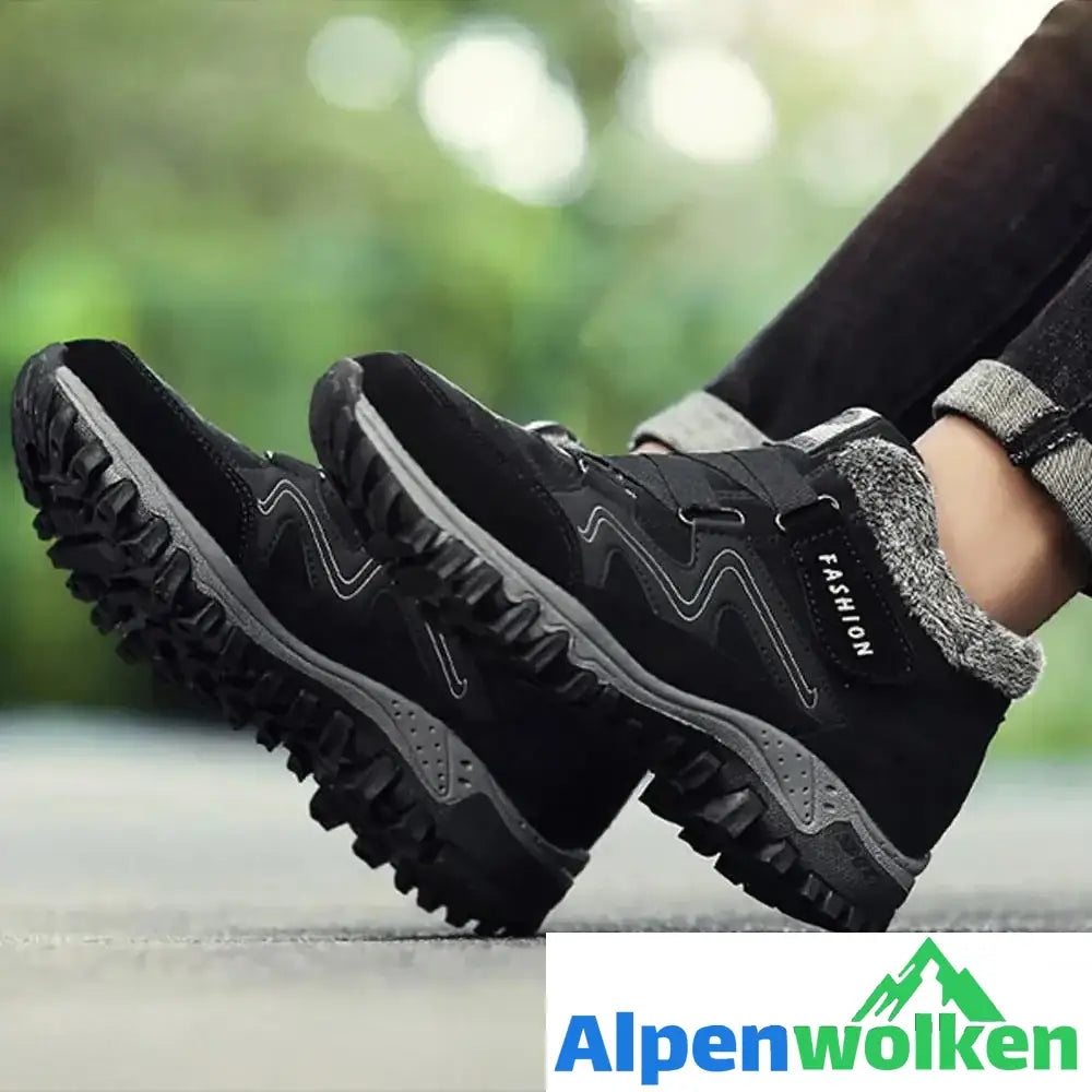 Alpenwolken - Liebespaar warme Pelzfutter Schneeschuhe