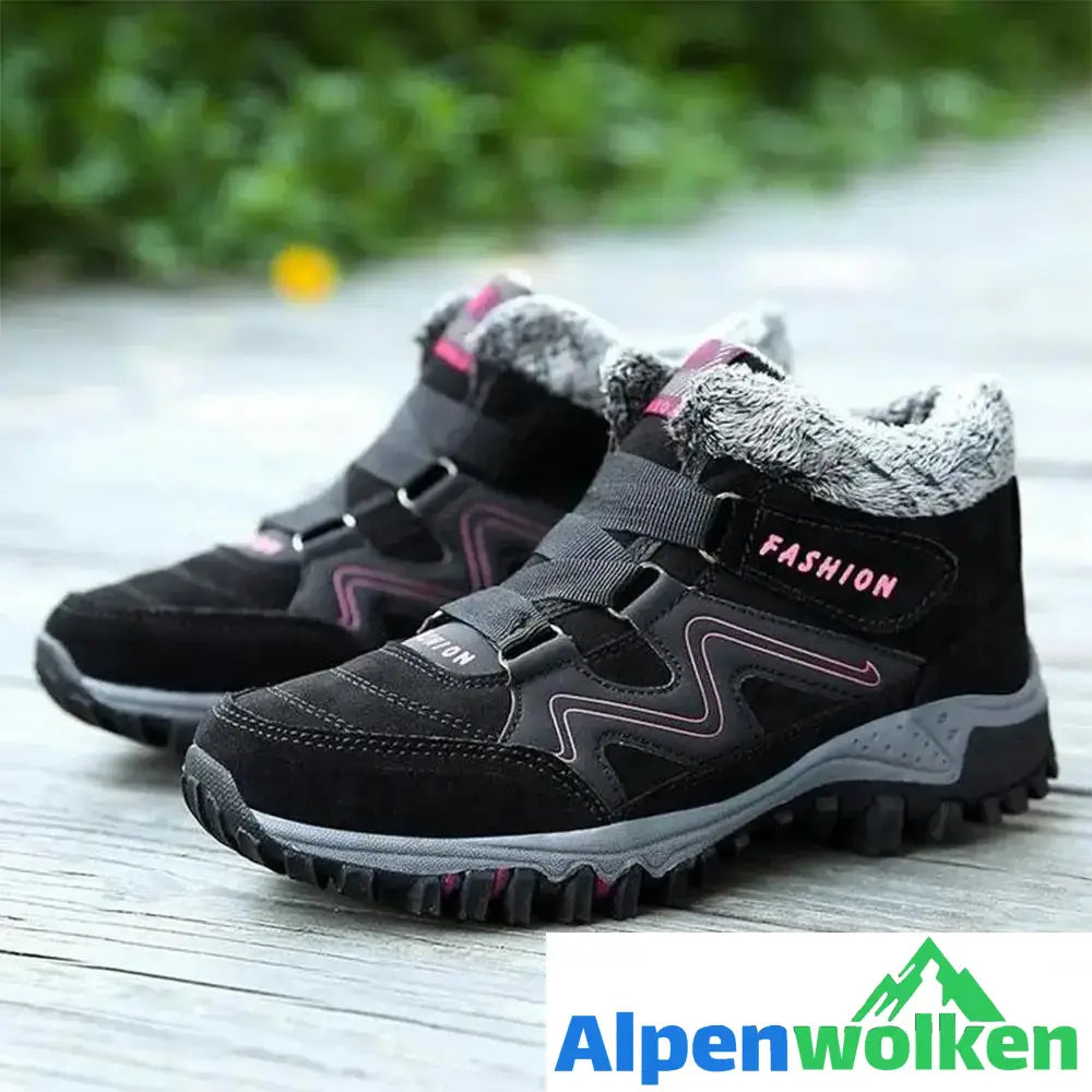 Alpenwolken - Liebespaar warme Pelzfutter Schneeschuhe