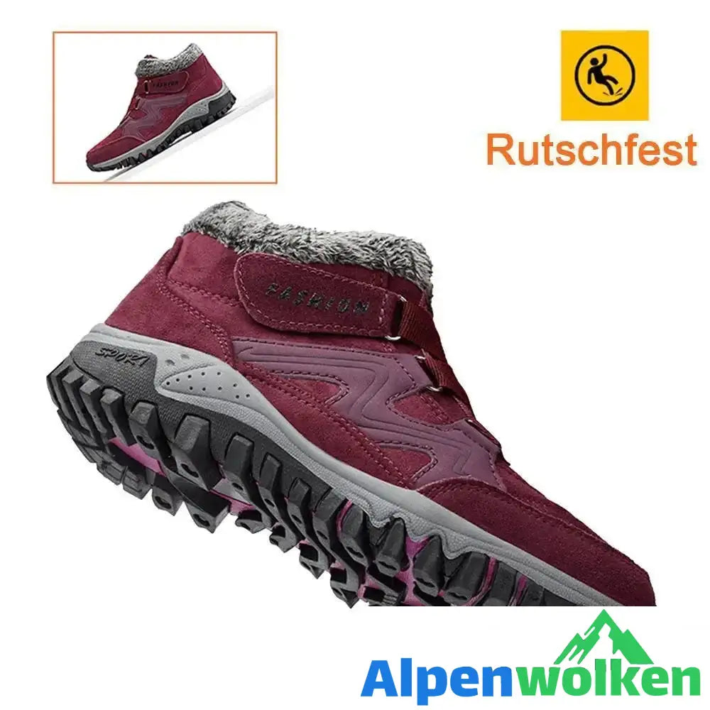 Alpenwolken - Liebespaar warme Pelzfutter Schneeschuhe