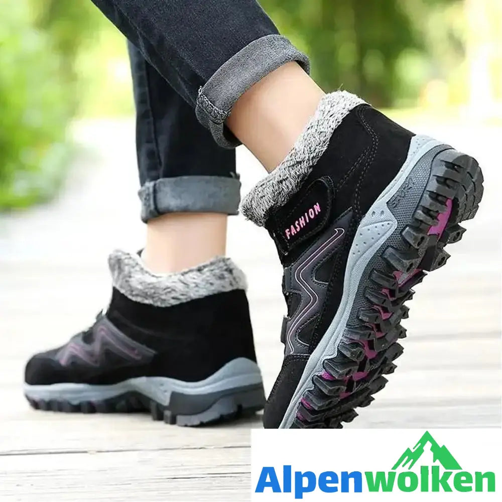 Alpenwolken - Liebespaar warme Pelzfutter Schneeschuhe