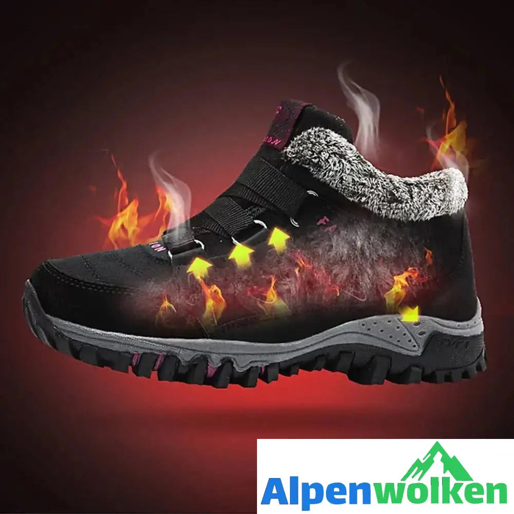 Alpenwolken - Liebespaar warme Pelzfutter Schneeschuhe