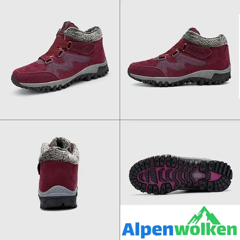 Alpenwolken - Liebespaar warme Pelzfutter Schneeschuhe