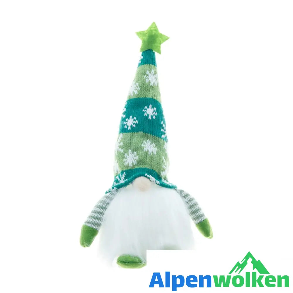 Alpenwolken - Lighted Weihnachtswichtel Grün