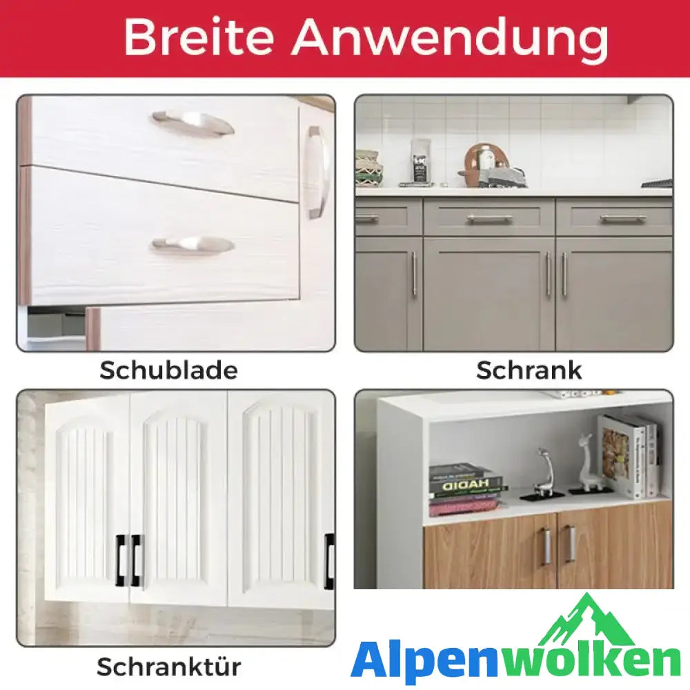 Alpenwolken - Locher für Schubladengriffe