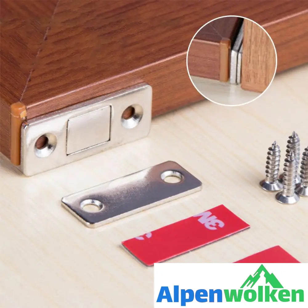 Alpenwolken - Lochfreier magnetischer Türschließer