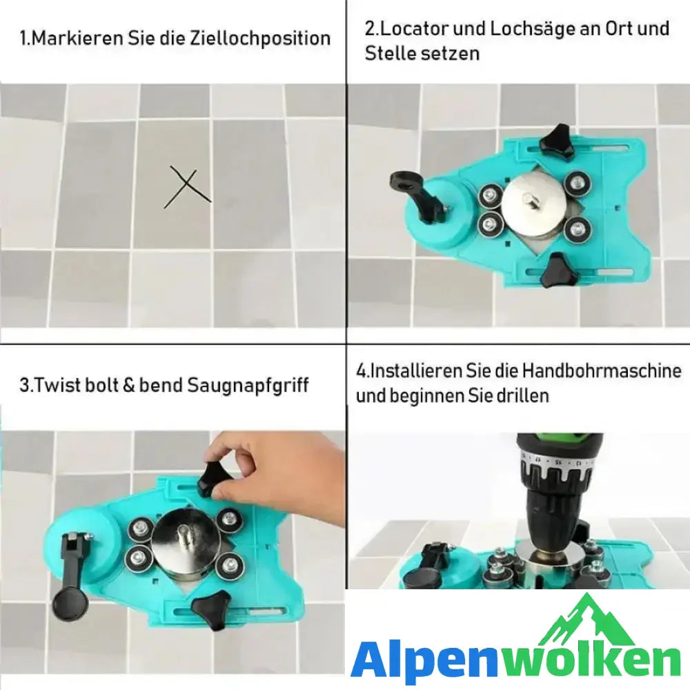 Alpenwolken - Lochsäge Guide Fixture