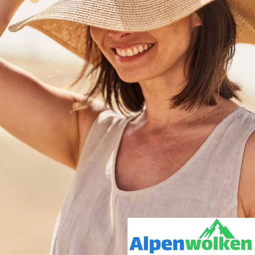 Alpenwolken - ✨💐Lockeres ärmelloses Kleid für Frauen