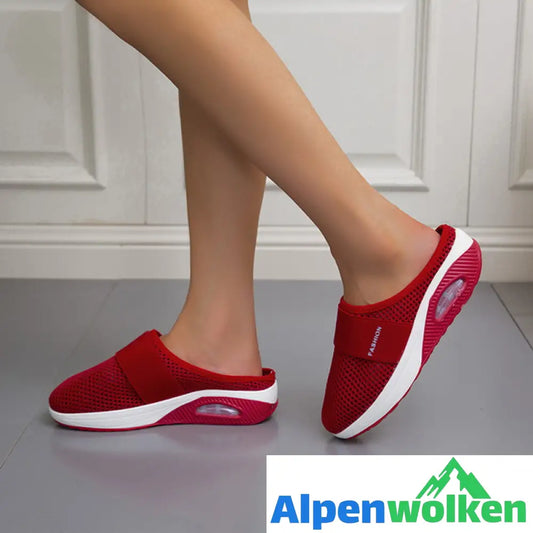 Alpenwolken - Luftkissen Slip-On Orthopädische Diabetiker-Wanderschuhe