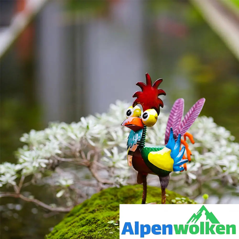 Alpenwolken - 🐓🐓Lustige Gartenhahnstatue