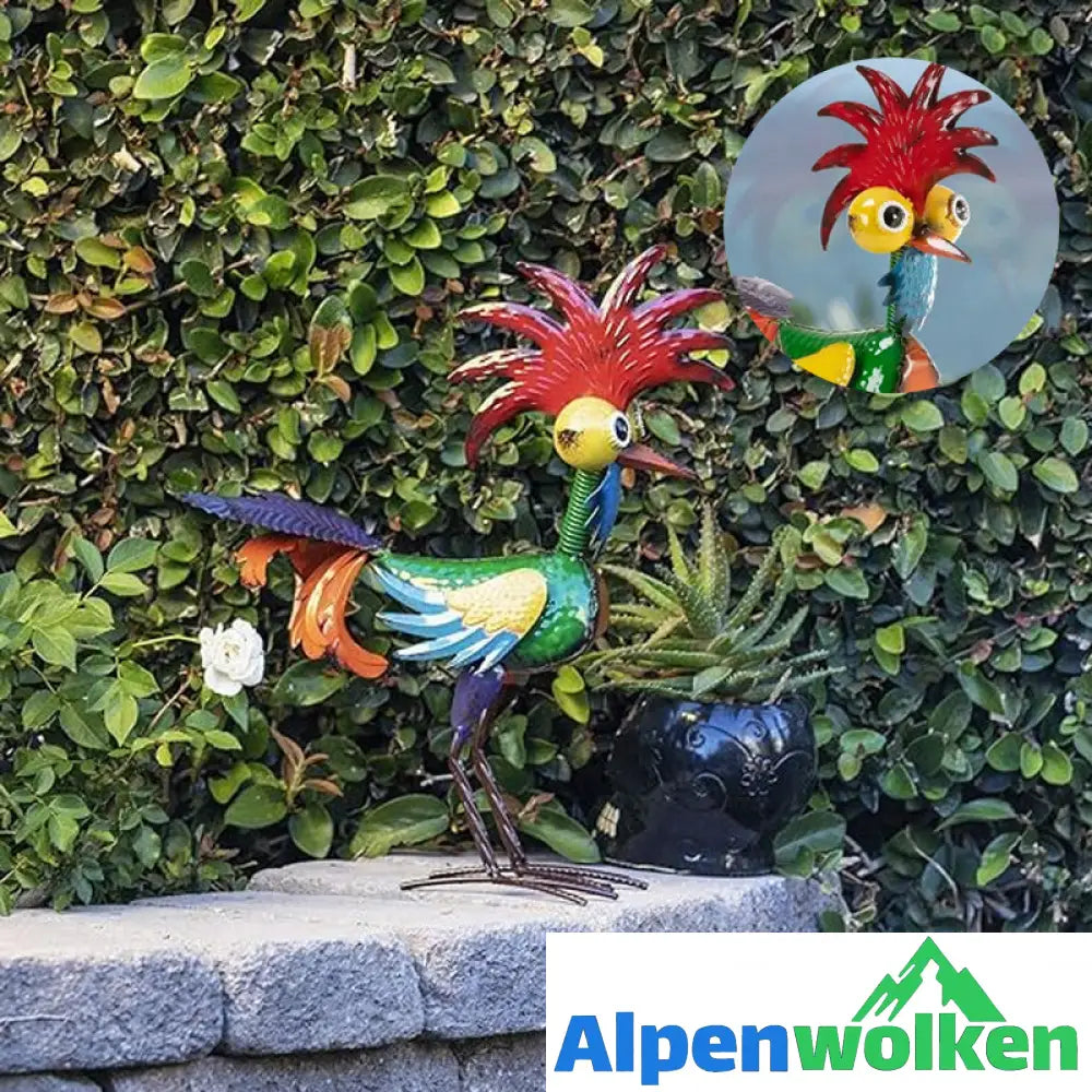 Alpenwolken - 🐓🐓Lustige Gartenhahnstatue