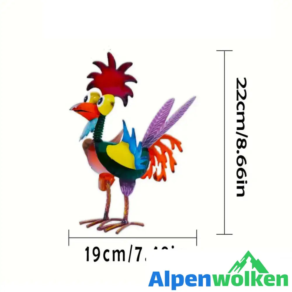 Alpenwolken - 🐓🐓Lustige Gartenhahnstatue