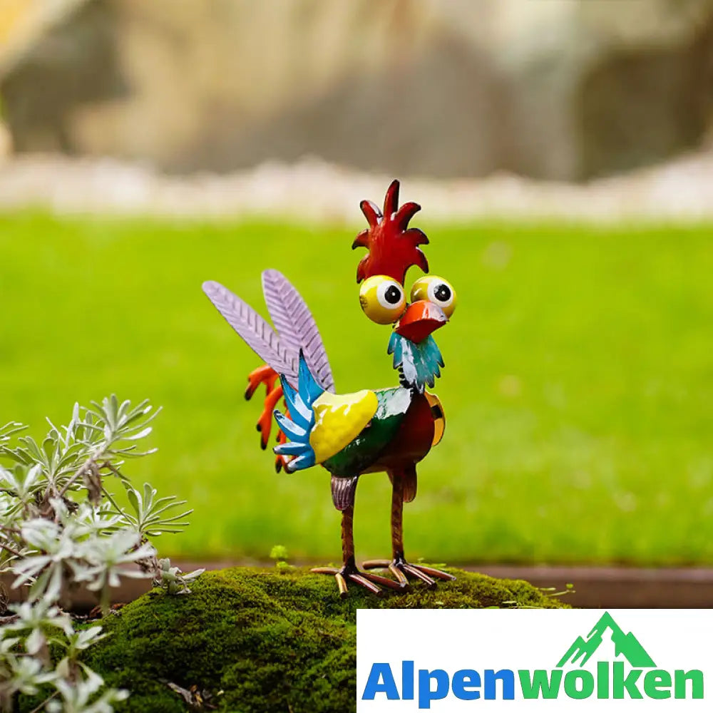 Alpenwolken - 🐓🐓Lustige Gartenhahnstatue