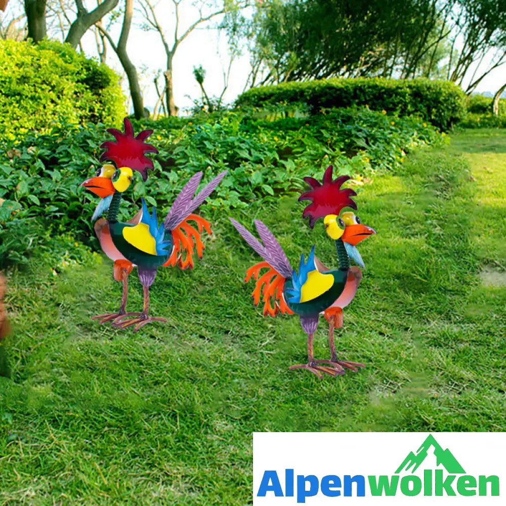 Alpenwolken - 🐓🐓Lustige Gartenhahnstatue