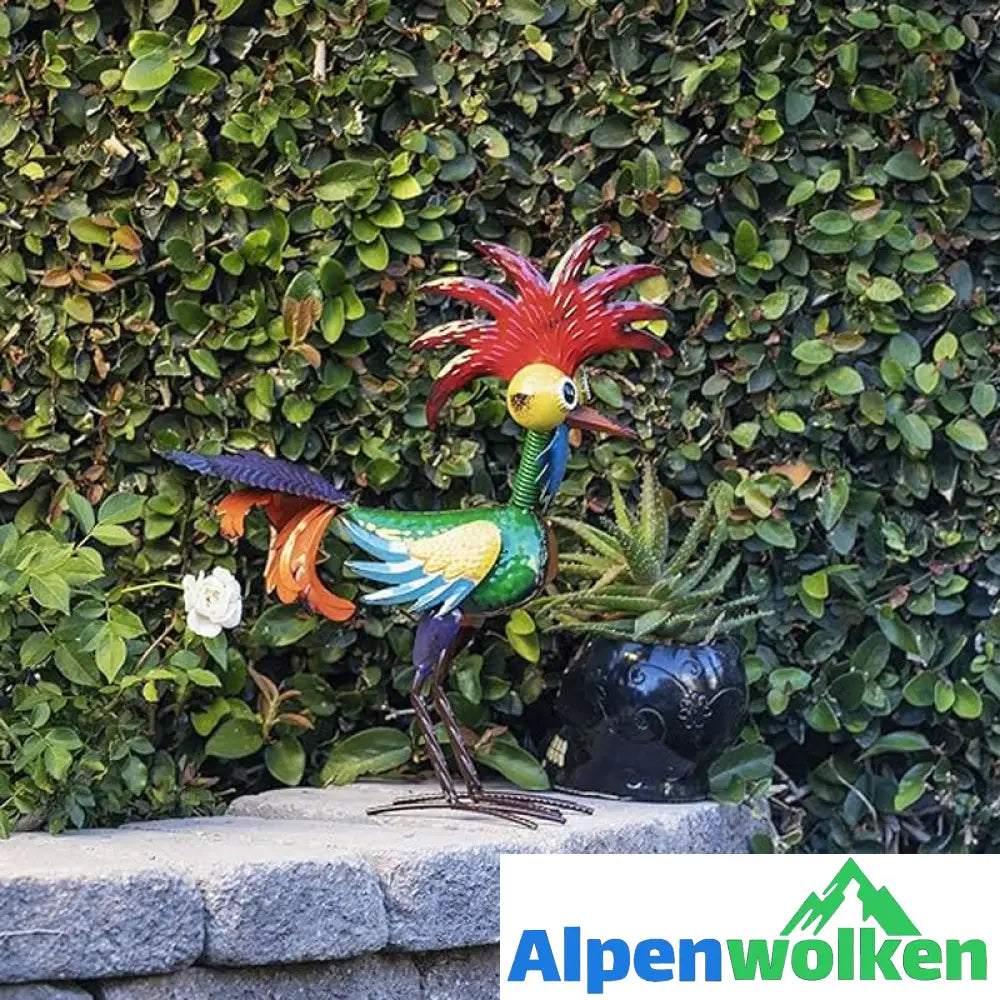 Alpenwolken - 🐓🐓Lustige Gartenhahnstatue