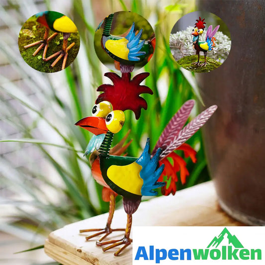 Alpenwolken - 🐓🐓Lustige Gartenhahnstatue