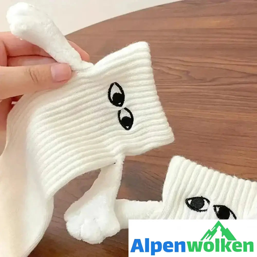 Alpenwolken - Lustige magnetische Socken