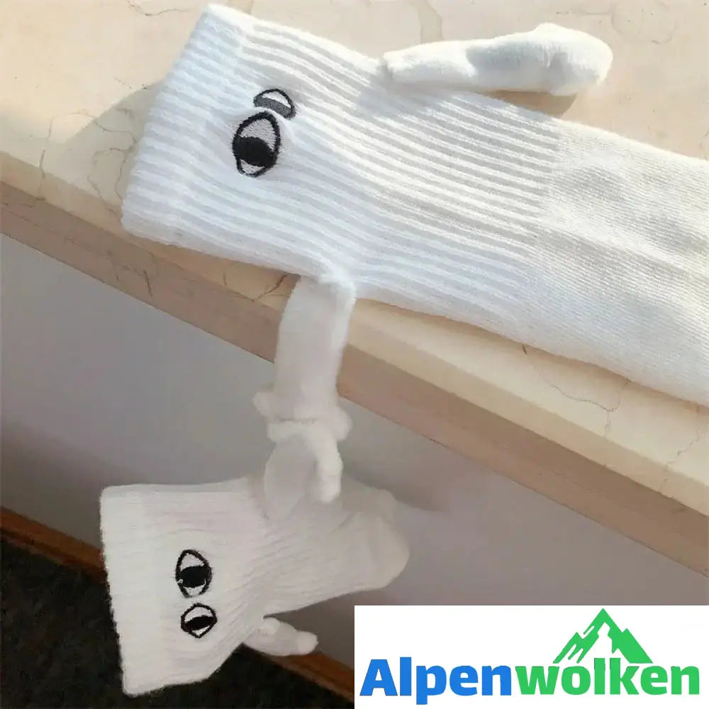 Alpenwolken - Lustige magnetische Socken