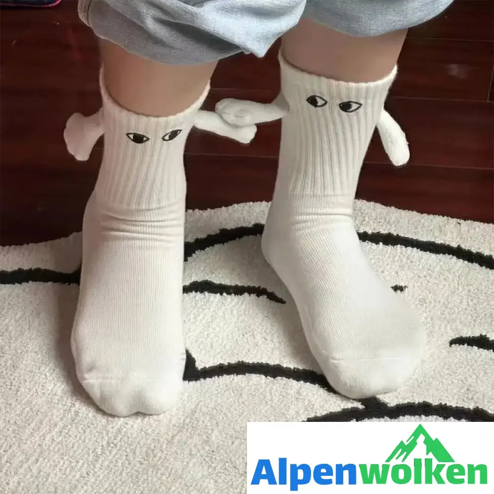 Alpenwolken - Lustige magnetische Socken