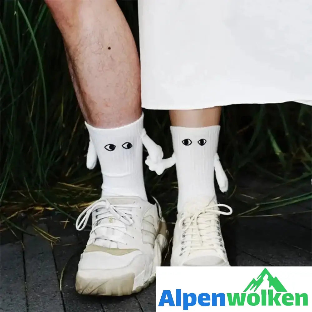 Alpenwolken - Lustige magnetische Socken