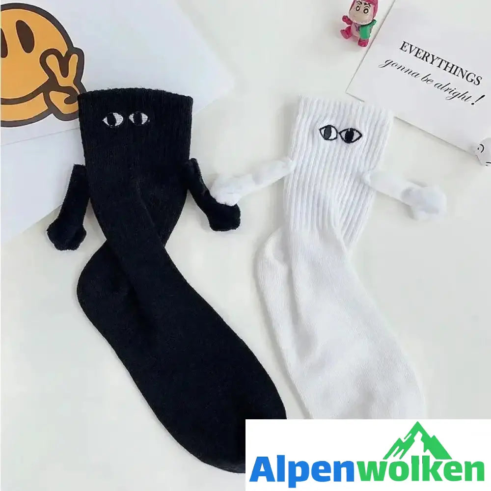 Alpenwolken - Lustige magnetische Socken