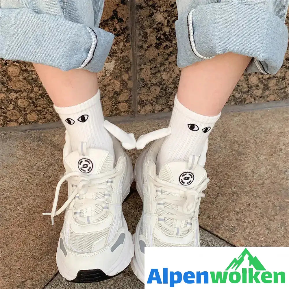 Alpenwolken - Lustige magnetische Socken