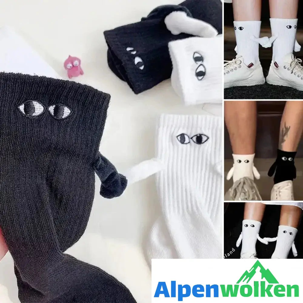 Alpenwolken - Lustige magnetische Socken