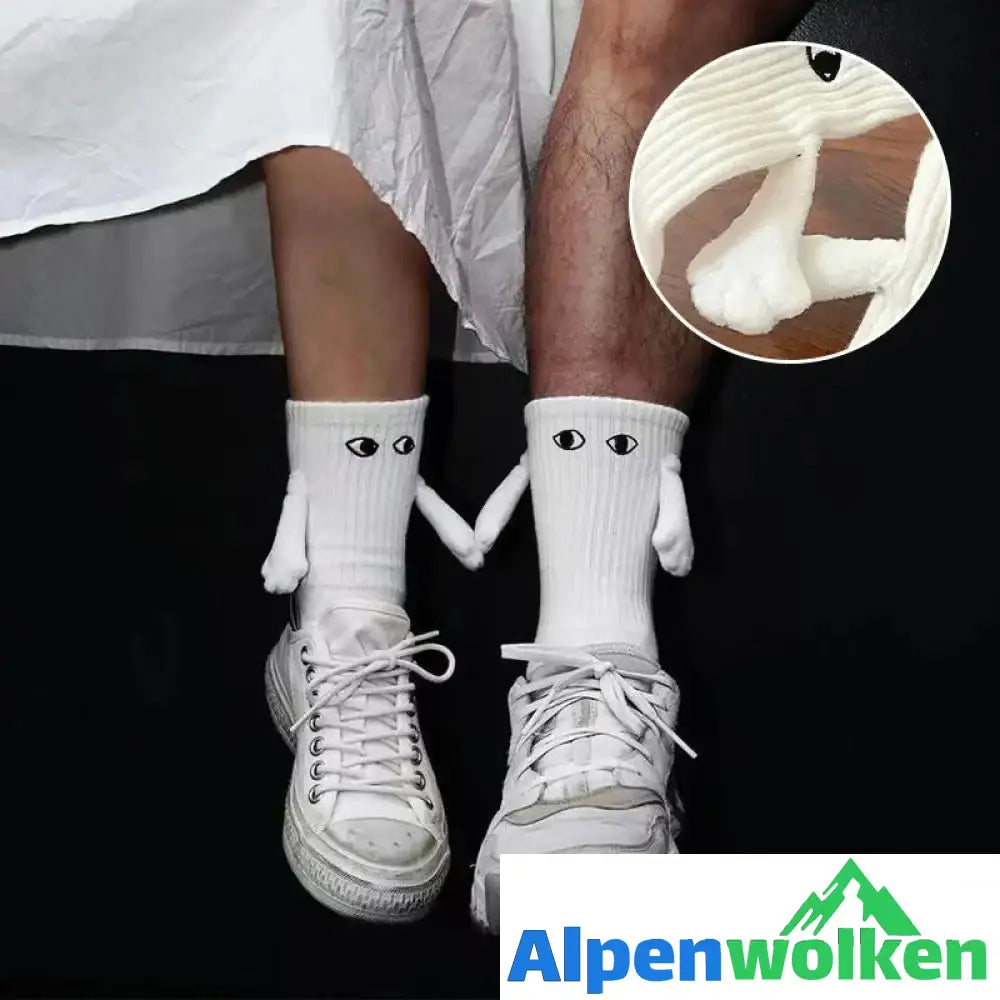 Alpenwolken - Lustige magnetische Socken