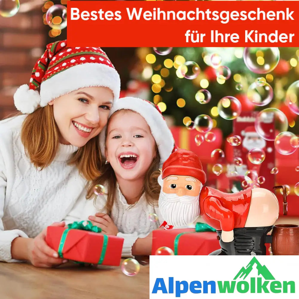 Alpenwolken - Lustige Weihnachtsmann-Blasenblasmaschine